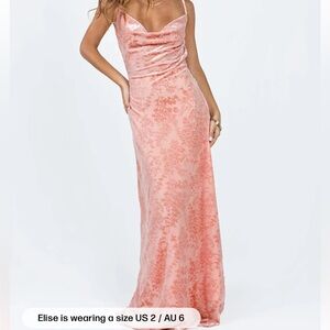 Amiya maxi dress pink
